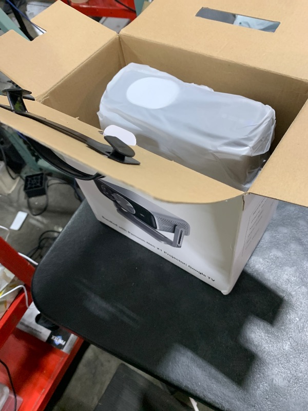 Photo 1 of 4K Projector Built-in Google TV, 2500ANSI/Auto Lens Cap/AI Voice Control Projector with WiFi and Bluetooth, Smart Movie Projector with Auto Focus & Keystone, Mini Proyector for Apps/Celling/Outdoors