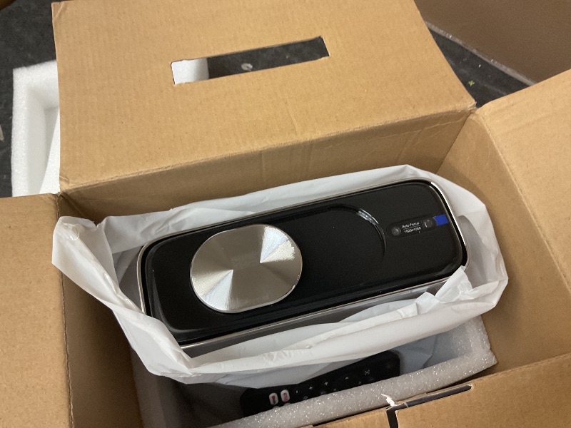 Photo 1 of 4K Projector Built-in Google TV, 2500ANSI/Auto Lens Cap/AI Voice Control Projector with WiFi and Bluetooth, Smart Movie Projector with Auto Focus & Keystone, Mini Proyector for Apps/Celling/Outdoors