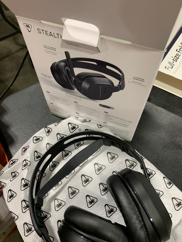 Photo 1 of Turtle Beach Stealth 500 Wireless Gaming Headset Licensed for Xbox Series X|S, Compatible with Xbox One, Bluetooth, PC, Mobile, 40 Hr Battery, Memory Foam Cushions, Flip-to-Mute Mic, Black