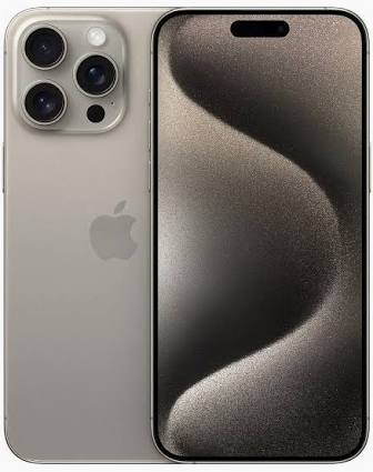Photo 1 of Apple iPhone 15 Pro, 128GB, Titanium - Unlocked (Renewed)