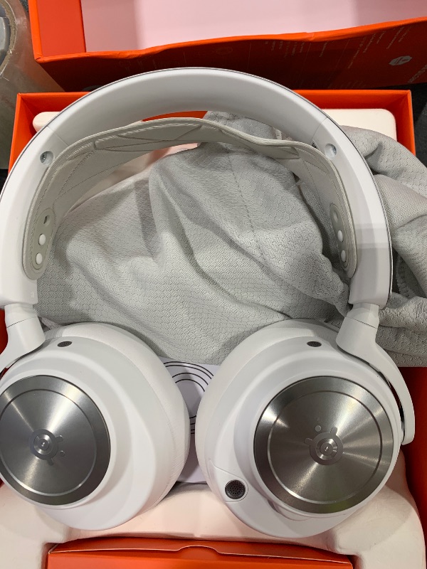Photo 1 of SteelSeries Arctis Nova Pro Wireless Multi-System Gaming Headset — Neodymium Magnetic Drivers — Active Noise Cancellation — 2 Battery System — ClearCast Gen 2 Mic — PC, PS5, PS4, Switch, Mobile