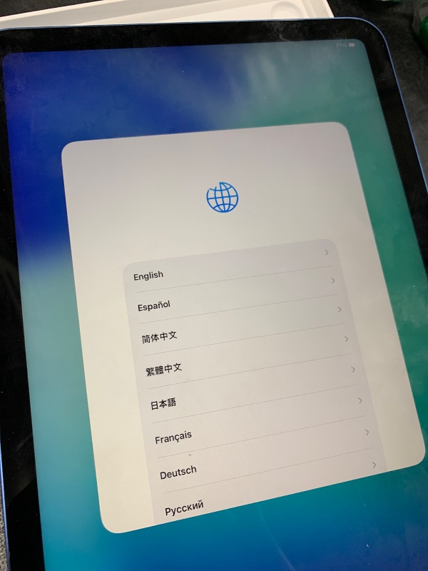 Photo 1 of Apple iPad 11-inch: A16 chip, 11-inch Model, Liquid Retina Display, 128GB, Wi-Fi 6, 12MP Front/12MP Back Camera, Touch ID, All-Day Battery Life — Blue