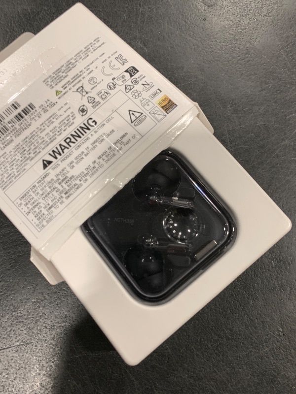 Photo 1 of Nothing Ear (3) Wireless Earbuds Super Mic 45dB Hybrid Active Noise Cancelling Bluetooth Headphones Hi-Res 6 Mics, 12mm Dynamic Bass Boost, Dual Connect ANC Sport Ear Buds for iPhone Android, Black