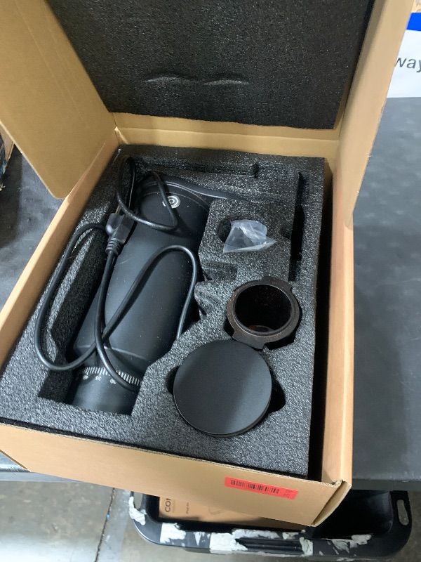 Photo 1 of beanglass T64 Single Dose Coffee Grinder, 64mm Flat Burrs Electric Espresso Grinder (Black)