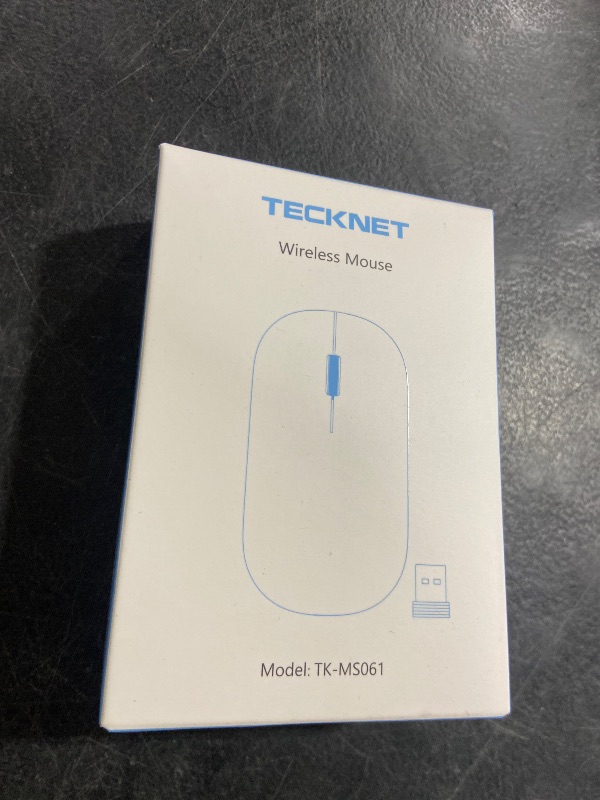 Photo 1 of TECKNET Bluetooth Mouse for MacBook, [ USB + BT5.0 + BT3.0 ] Rechargeable Wireless Mouse, Silent Click, 4-Level DPI, Portable Computer Mice for MacBook/MacBook Air/Pro/iPad/Laptop/Android/Windows
