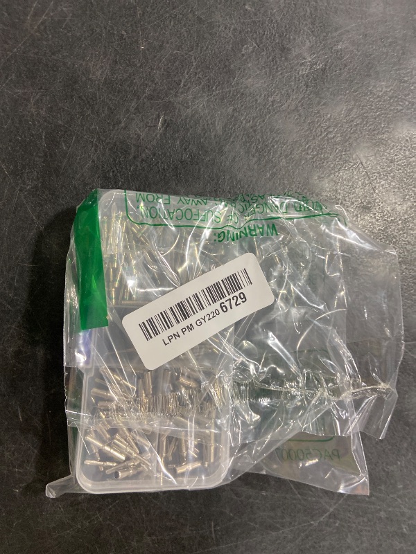 Photo 1 of 180PCS Deutsch Connector Pins and Sockets, Barrel Style Contact Pin Kit, Sizes 12/16/20 Male and Female Solid Terminals, Wire Gauge Range 12-22 AWG for Deutsch DTP, DT, DTM Series Connectors