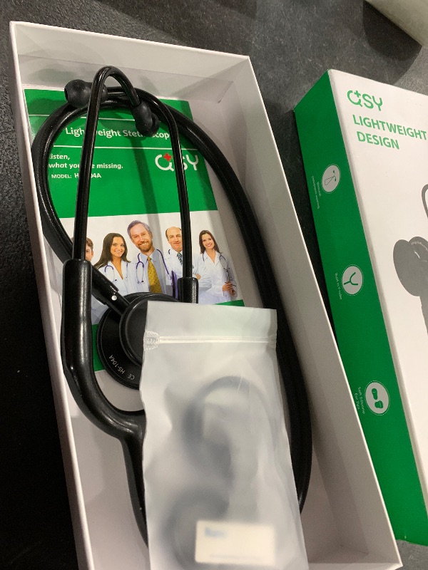Photo 1 of Lightweight Stethoscope, Dual-Frequency Diaphragm, Bell & Diaphragm & Pediatric Diaphragm, Noise-Reducing Silicone Ear Tips, Ideal for Doctors, Nurses, Students Use