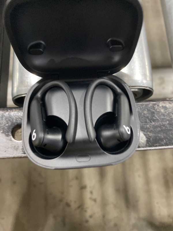 Photo 1 of Beats Powerbeats Pro 2 - Wireless Noise Cancelling Workout Earbuds with Secure- Fit Earhooks, Up to 45-Hour Battery with Charging Case, Sweat & Water Resistant, Heart Rate Monitoring - Jet Black