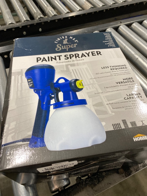 Photo 1 of HomeRight Super Finish Max HVLP Paint Sprayer - 450 Watts, Model# C800971.M