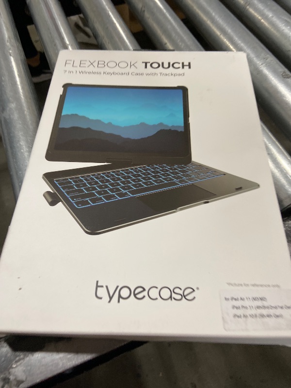 Photo 1 of typecase Touch Keyboard Case for iPad Air 11-inch(M4/M3/M2, 2026/2025/2024) & iPad Pro 11(4th/3rd/2nd/1st Gen),Multi-Touch Trackpad,11-Color Backlight,360°Rotatable for iPad Air 5/4th Gen, Black