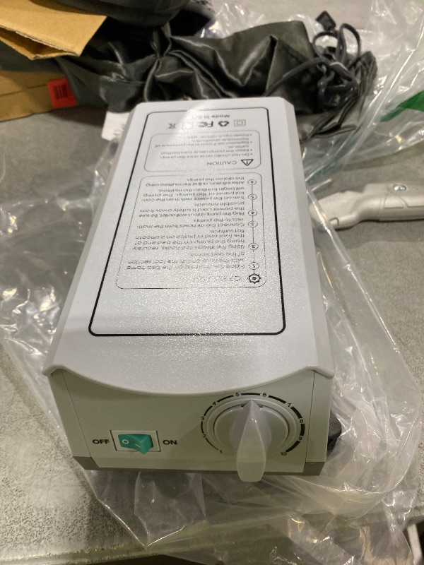 Photo 1 of Medical Alternating Air Pressure Mattress Topper for Bedsore Relief with Quiet Pump Movable Door, Durable Twin Pad for Bedridden Patients in Long-Term at Home & Hospital