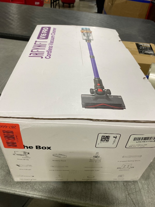 Photo 1 of Cordless Vacuum Cleaner, 55KPA 70Min 650W Motor Powerful Vacuum Cleaners for Home, Self-Stand Cordless Stick Vacuum Rechargeable Anti-Tangle/LED Screen/1.8L Cup for Home Pet Hair/Carpet/Hardwood Floor