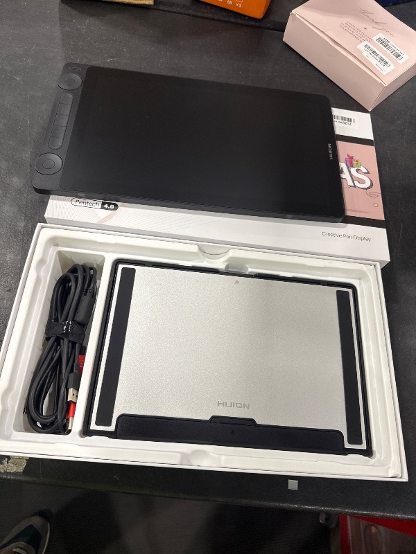 Photo 1 of HUION Kamvas 13 (Gen 3) Drawing Tablet with Screen,13.3" Full-Laminated Art Tablet with Anti-Sparkle Canvas Glass 2.0, 99% sRGB, PenTech 4.0, 16384 Pen Pressure, Dual Dial for PC, Mac, Android, Black