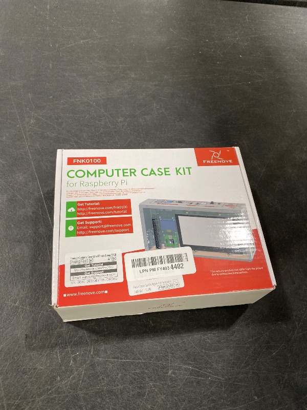 Photo 1 of FREENOVE Raspberry Pi 5 Case with Screen (4.3'' Touchscreen), 128GB M.2 NVMe SSD 800 MB/s, 5 MP Camera, OLED Screen, Stereo Speakers, 3.5 mm and Optical Audio (S/PDIF)
