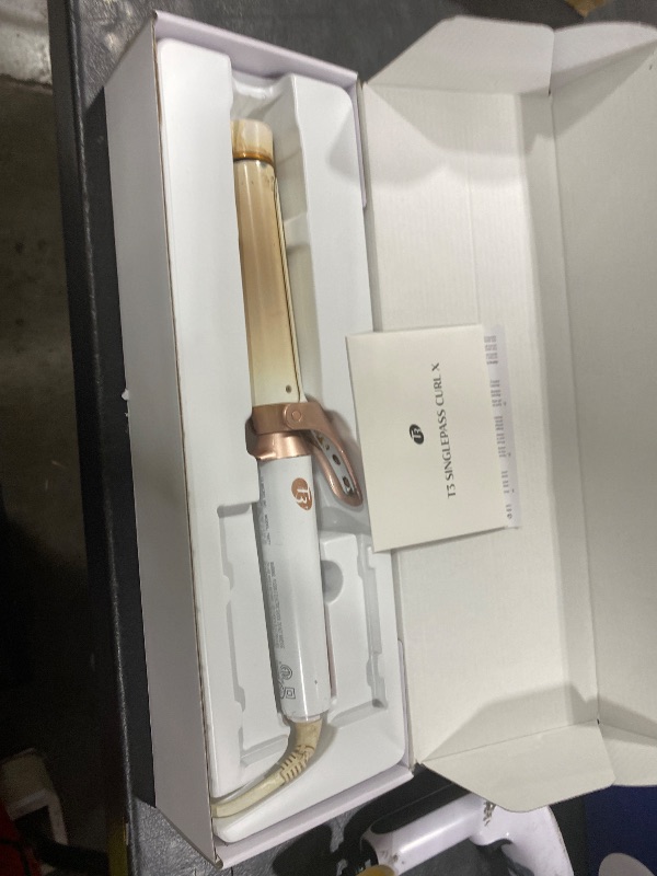 Photo 1 of T3 SinglePass Curl X Extra-Long Barrel Curling Iron with 9 Heat Settings and Ceramic Barrel for Fast Styling and Lasting Results on All Hair Types ***PARTS ONLY *** 