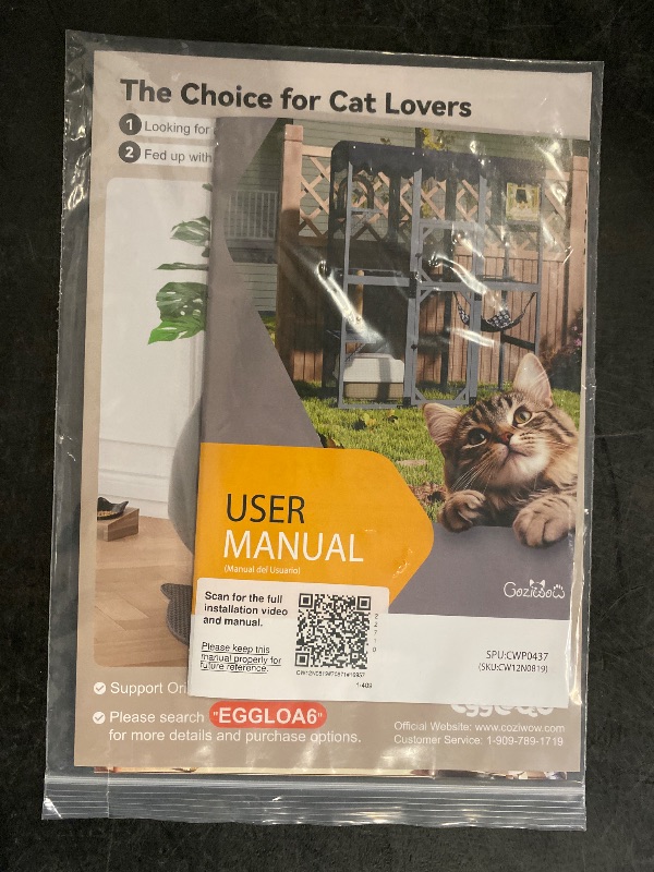 Photo 1 of Aivituvin Catio Outdoor Cat Enclosure with 7 Platforms, 2 Resting Boxes, Large Window Cat House for 4-6 Mulitiple Cats Walk in Kitty Cage with Weatherproof Tarp Roof 70"