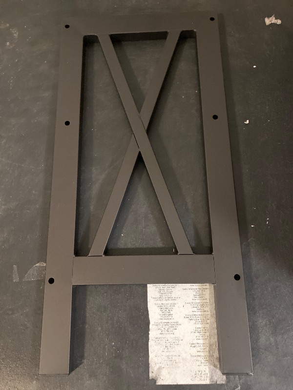 Photo 1 of 3 Tier Rustic End Table Industrial X Shape Small Wooden Side Table Living Room