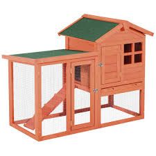 Photo 1 of 48 x 24" x 36" Deluxe Waterproof Rabbit Hutch Wooden Bunny Cage Small Animal House with Ladder