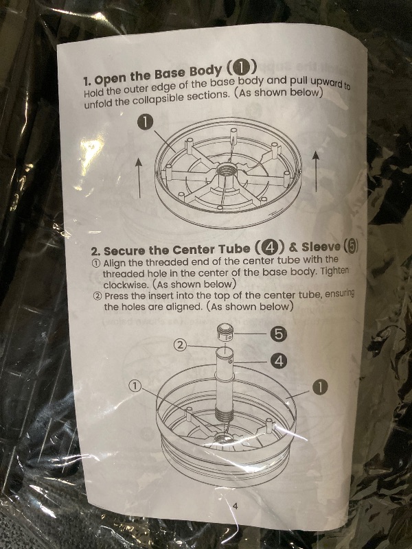 Photo 1 of 19.7 x 19.7 x 7.9 Olilawn Umbrella Base