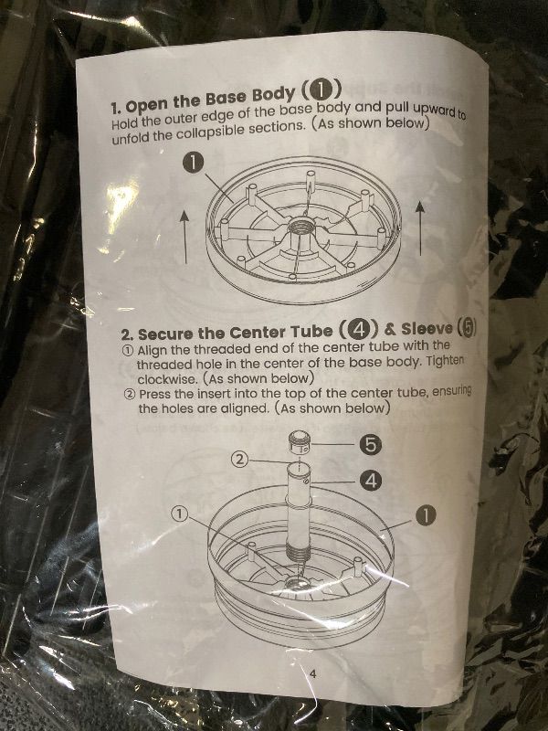 Photo 1 of 19.7 x 19.7 x 7.9 Olilawn Umbrella Base