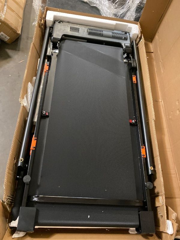 Photo 1 of 16% Treadmills for Home, 3-in-1 Foldable Treadmill with Incline, Portable Treadmill with Handle, 3.0HP Quiet Walking Pad Treadmill, 12 Automatic Modes, Three Screen
