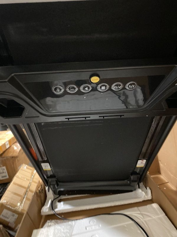 Photo 1 of 16% Treadmills for Home, 3-in-1 Foldable Treadmill with Incline, Portable Treadmill with Handle, 3.0HP Quiet Walking Pad Treadmill, 12 Automatic Modes, Three Screen