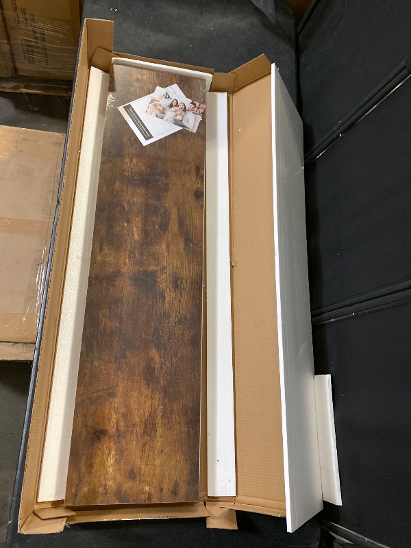 Photo 1 of Heimlove 12 Inch Deep Floating Shelves, 48 x 12 inches Long, Large Display & Storage Shelf, Rustic Wood Wall Shelves for Fireplace Mantel, Set of 1(Rustic Brown)