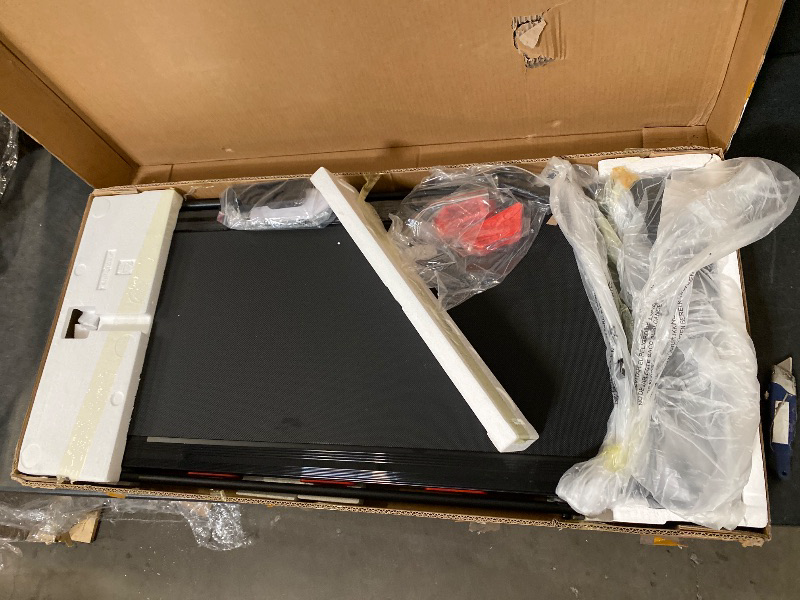 Photo 1 of Z1F Treadmill, 15% Incline 2-in-1 Walking Pad Treadmill, 2.5HP Foldable Quiet Treadmill with LED Display for Home Office - Black 9(No Screen)