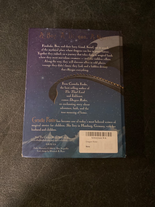 Photo 1 of Dragon Rider by Anthea Bell and Funke Cornelia (Hardcover)