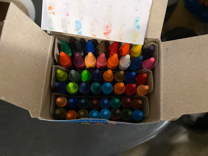 Photo 1 of Cra-Z-Art Washable Classic Crayons, Assorted Colors, Pack Of 48 Crayons