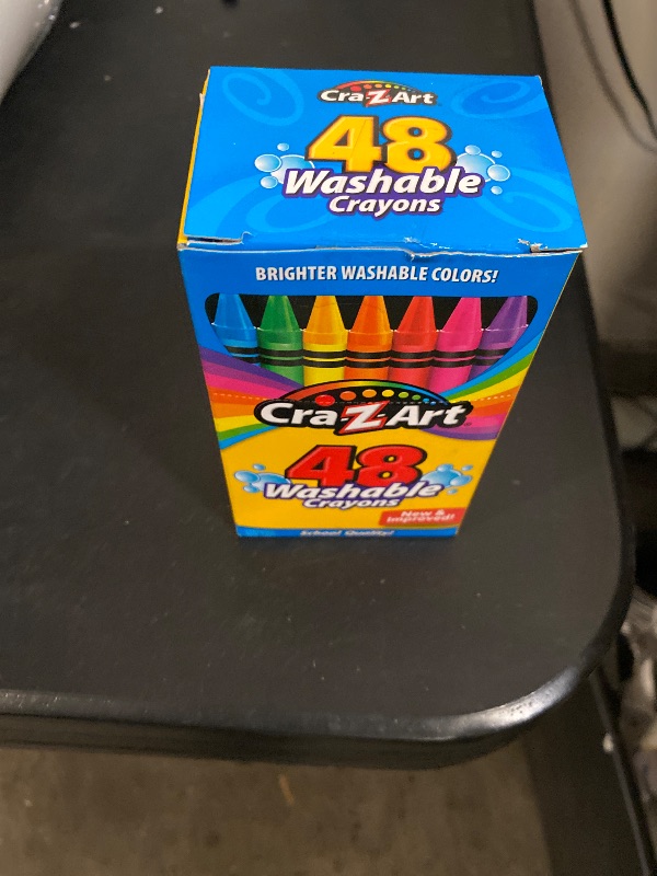 Photo 1 of Cra-Z-Art Washable Classic Crayons, Assorted Colors, Pack Of 48 Crayons