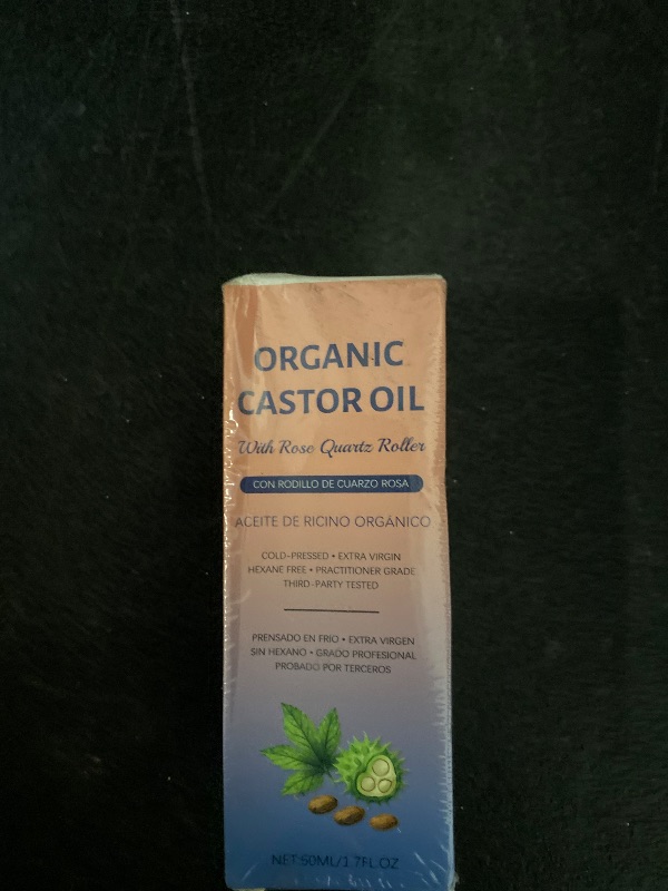 Photo 1 of Castor Oil Rose Quartz Roll-On