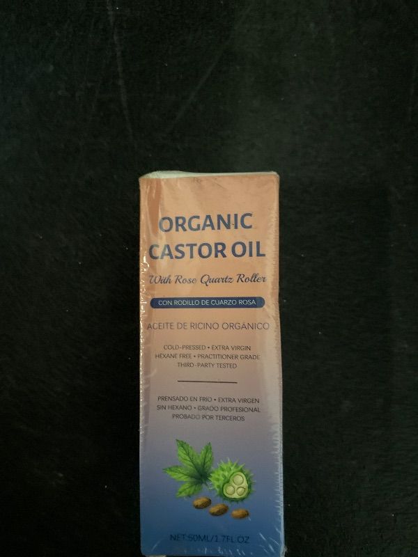Photo 1 of Castor Oil Rose Quartz Roll-On