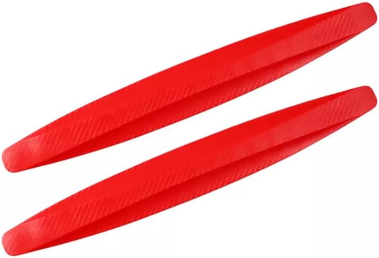 Photo 1 of 2-Pack AZhause Bumper Guard, Front Rear Anti-Collision PVC Strip for Cars, Pickups and SUVs (Red)