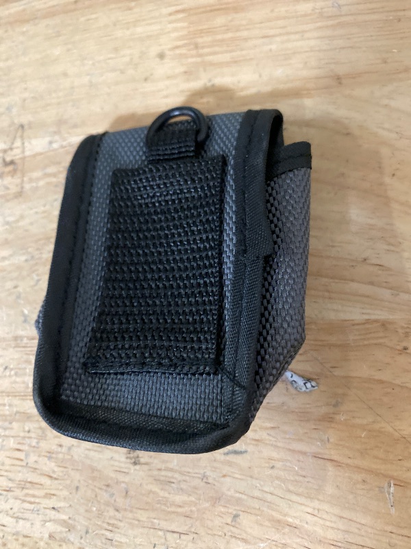 Photo 1 of Fingertip Pulse Oximeter Case with Carabiner, Black Nylon Carrying Pouch, Suitable for travel or home(only case)