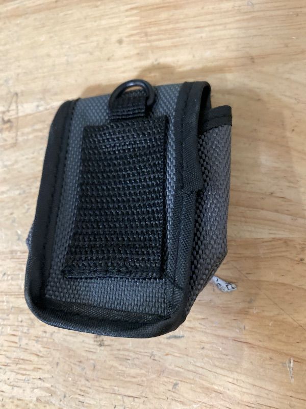 Photo 1 of Fingertip Pulse Oximeter Case with Carabiner, Black Nylon Carrying Pouch, Suitable for travel or home(only case)