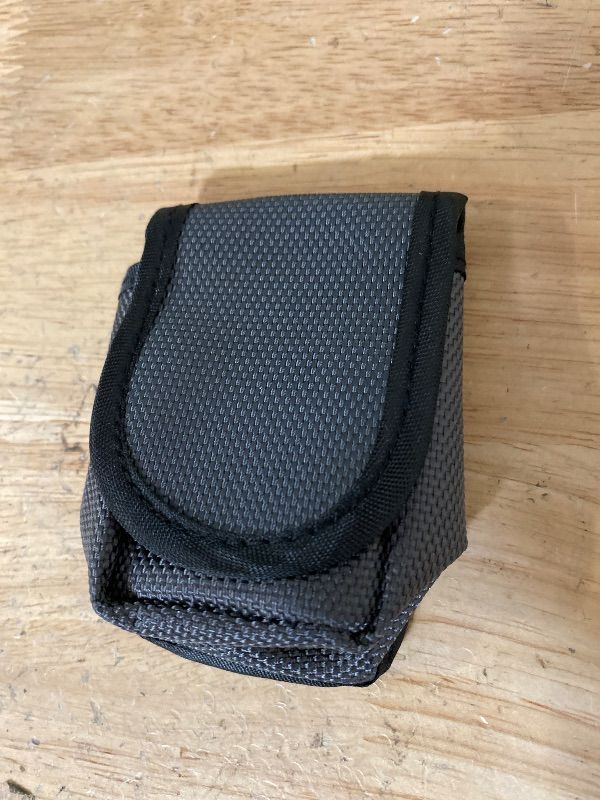 Photo 1 of Fingertip Pulse Oximeter Case with Carabiner, Black Nylon Carrying Pouch, Suitable for travel or home(only case)