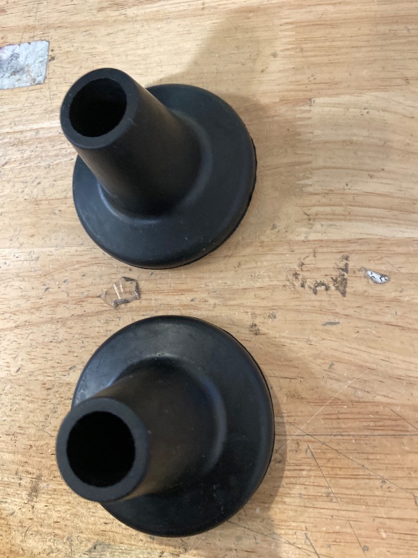 Photo 1 of Crutch Tips 7/8 Inch Upgrade Heavy Duty Rubber Crutch Feet, Crutch Accessories Replacement Rubber Cane Tips?Non-Slip and Durable