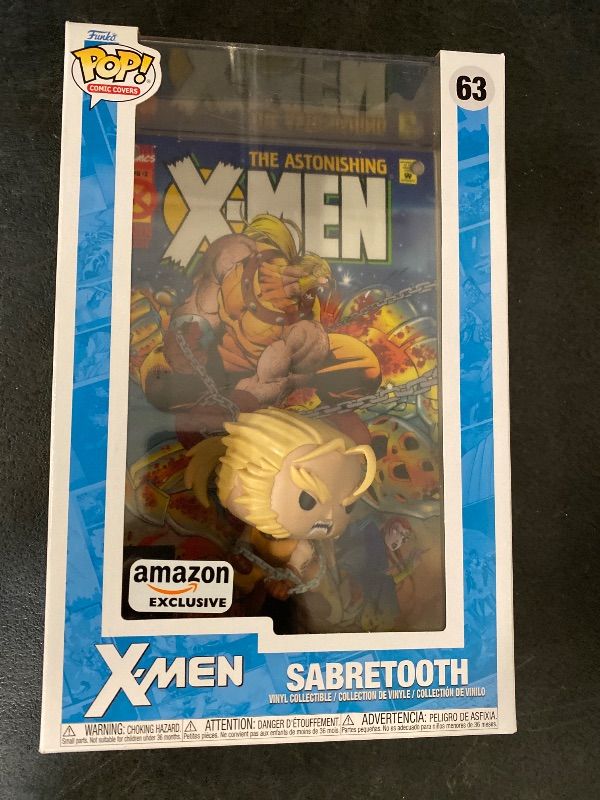 Photo 1 of Funko Pop Comic Cover: Marvel - Age of Apocalypse Sabretooth, Amazon Exclusive - Collectable Vinyl Figure - Gift Idea - Official Merchandise - Toys for Kids & Adults