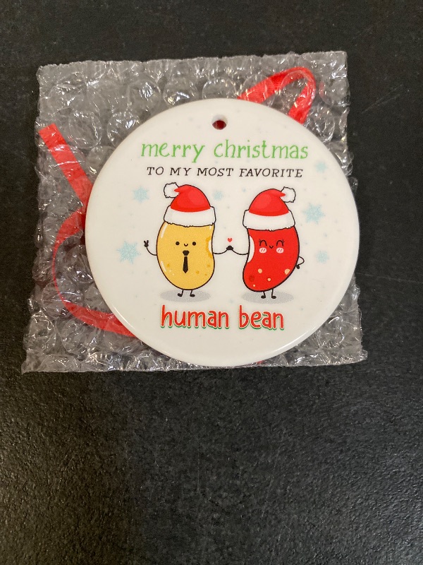 Photo 1 of Funny Human Bean Ornament