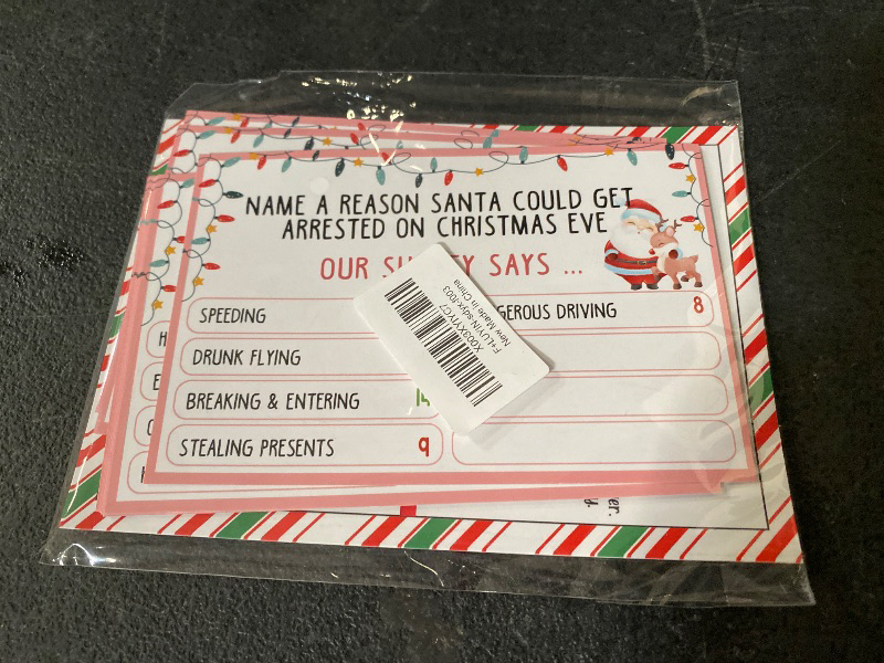 View 2 of Christmas Friendly Feud Quiz, Baby Shower Game Night, Christmas Party Game, Family Activity, Feud Trivia Quiz, Holiday Games for Adults Kids Coworkers Groups Christmas Party Supplies-002