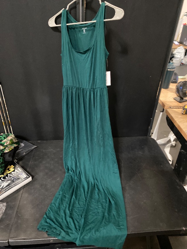 Photo 1 of (XS) Amazon Essentials Women's Tank Waisted Maxi Dress, Jade, XS