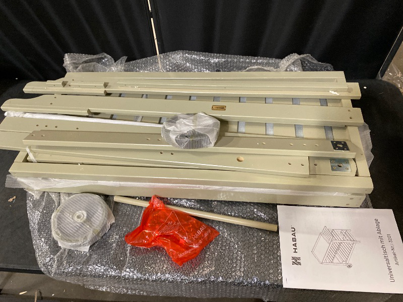 Photo 1 of Universal table with shelf White