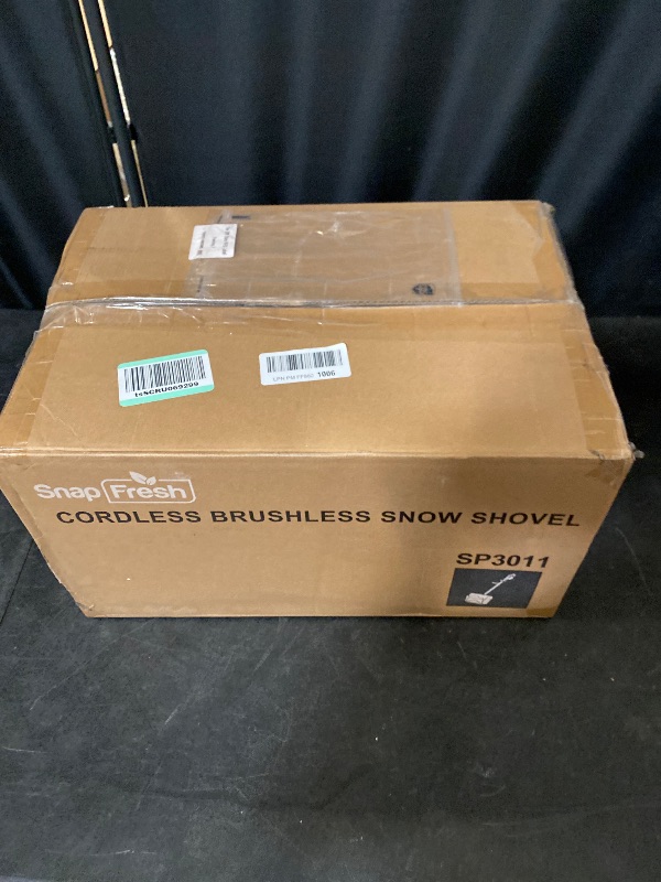 Photo 1 of 20V Cordless Brushless Snow Shovel , 4.0Ah Li-Ion Battery And Charger