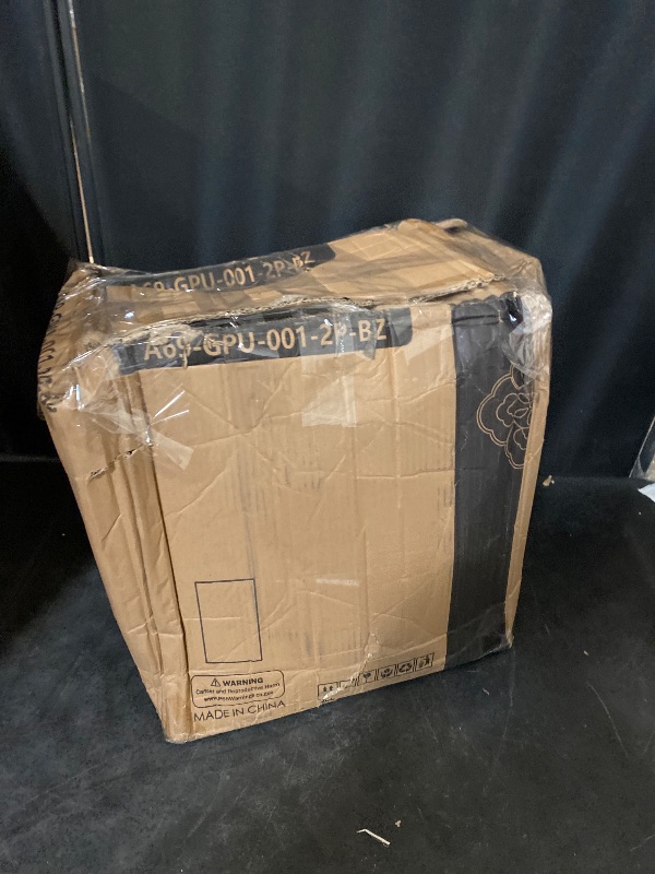 Photo 1 of 20" Urn Planters for Outdoor Plants, Large Decorative Front Porch Planters Set of 2, Weatherproof Tall Plastic Flower Pots for Garden, Patio & Entryway Décor, Antique Brass