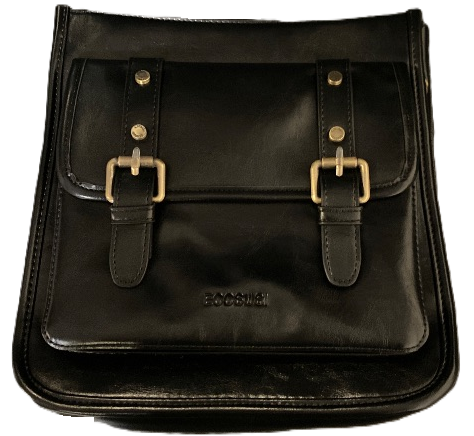 Photo 1 of Ecosusi Black vegan leather messenger bag