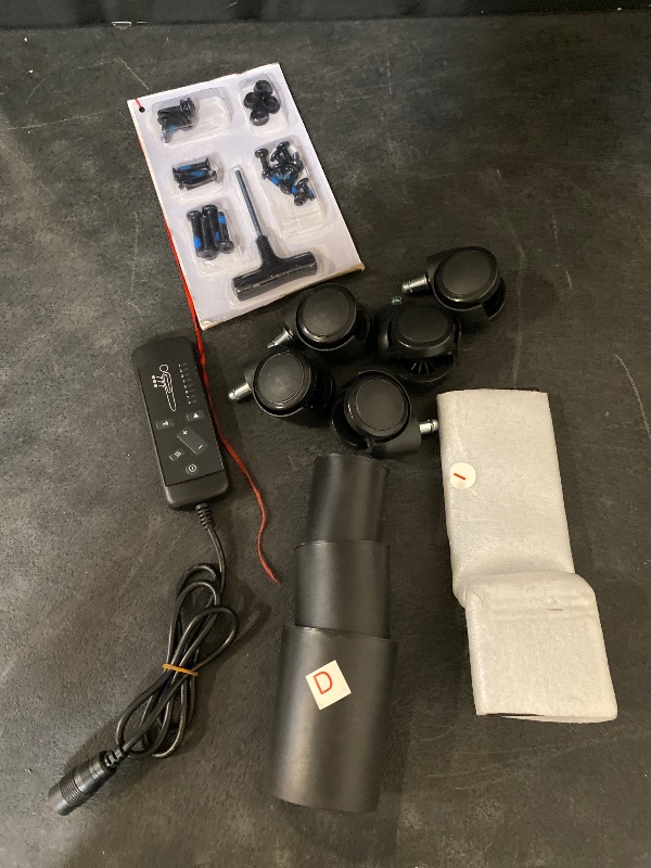 Photo 1 of Massage Chair Parts | Remote Control, 5 Wheels, Joist Tie, 21 Screws Hardware Set