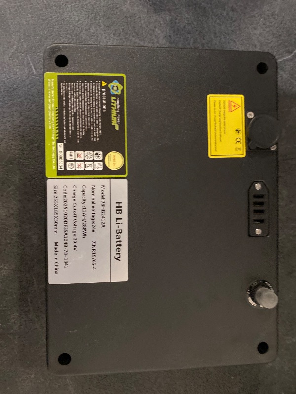 Photo 1 of Mobility Scooter Spare Lithium Battery Accessories for YL-985 Mobility Scooters, 24V 18AH, Provides 18 Miles Range