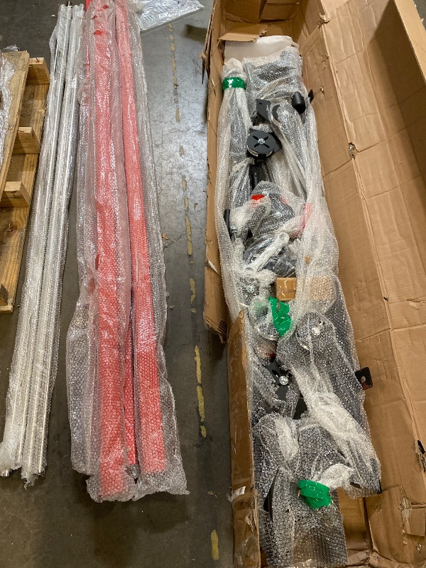 Photo 1 of RitFit M1-C Power Cage with Cable Crossover System, 1600 LBS Capacity Squat Rack with Pull-up Bar, LAT Pulldown and Weight Storage, for Garage Workout & Home Gym