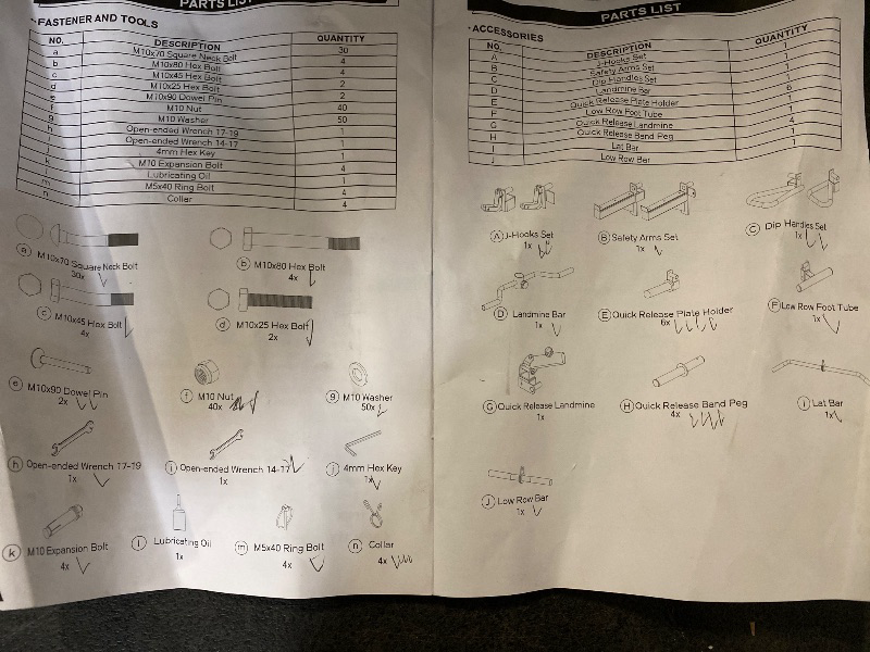 Photo 1 of RitFit M1-C Power Cage with Cable Crossover System, 1600 LBS Capacity Squat Rack with Pull-up Bar, LAT Pulldown and Weight Storage, for Garage Workout & Home Gym